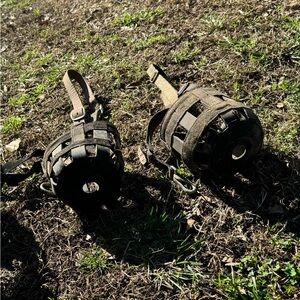 Pair of Mini pony Grazing Muzzles